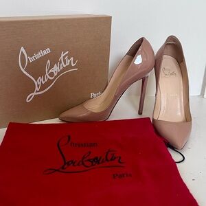 Christian Louboutin Blush Patent Leather Heels